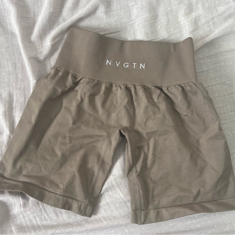 NVGTN Pro Seamless Brown Shorts
